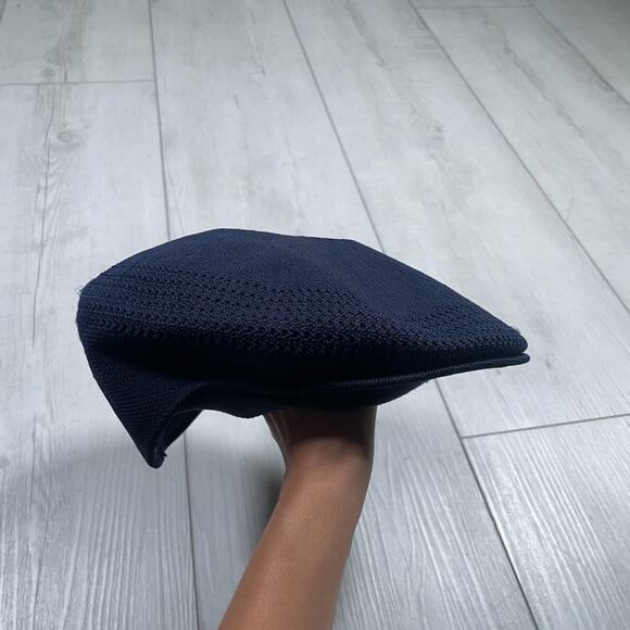 Kangol Hat Cap Fitted Mens XXL Navy Tropic 504 Ventair Ivy Flat Mesh Driving - Picture 2 of 9